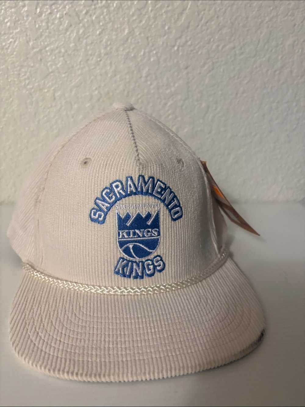 King Sacramento White Corduroy Hat